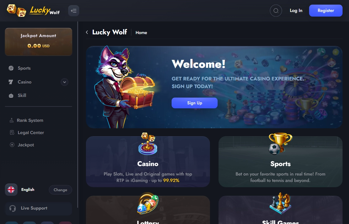 Lucky Wolf Casino
